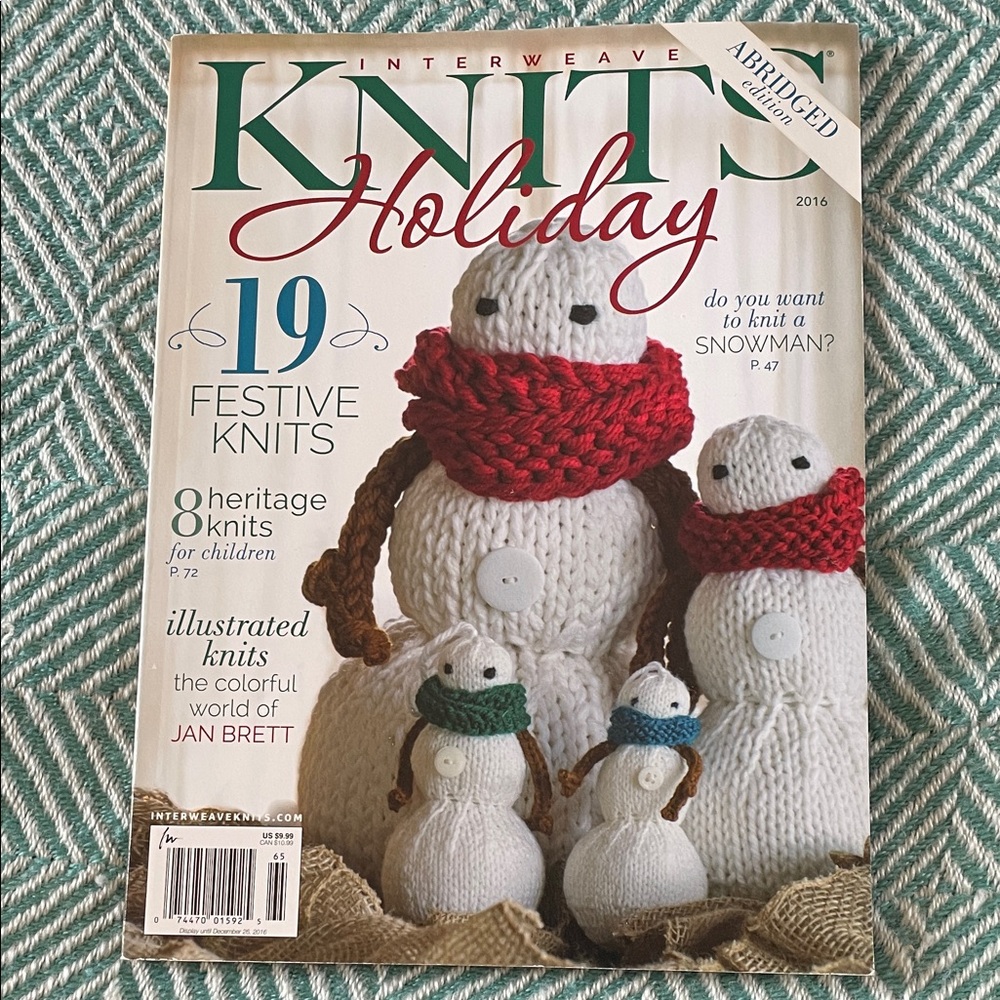 Interweave Holiday Knits Holiday Magazine 2016